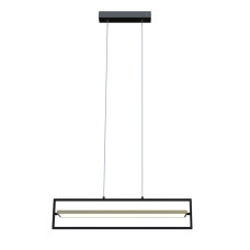 Светильник LED smart PRADA-Р с пультом 90Вт 3000-5000K 5000Lm Прямоугольный Черно-золотой 220745